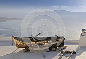 Santorini Boat, Greece