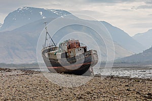 Old Boat  Scottish Highlands  Scotland