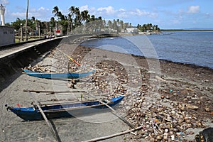 Old boats near a body of water