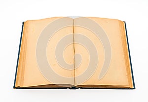 .Old book (Ancient book) on white background