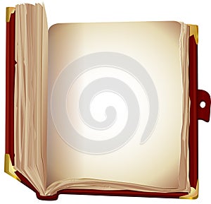 Old book brown cover