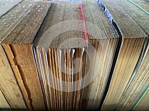 Old book on the library