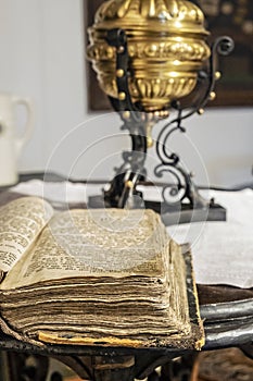 Old book, Orava castle, Slovakia