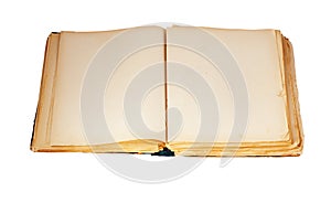 Old book on the white background