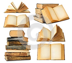 Isolated old books