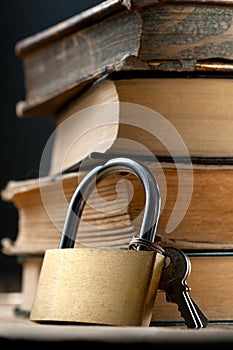 Old books and keylock