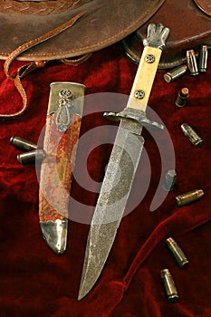 Old bowie knife