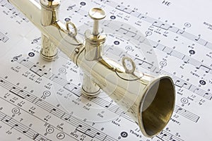 Old Brass Lodge horn