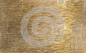 Old brass sheet with visible details. textura photo