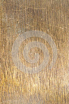 Old brass sheet with visible details. textura photo