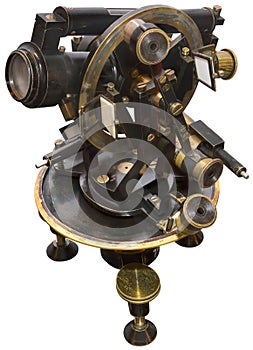 Old Brass Theodolite