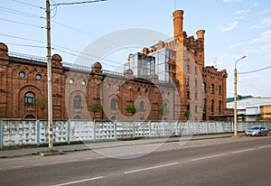 Old brewery, classic building in Maikop, Russia photo