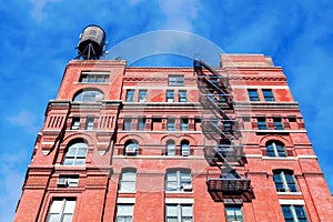 Old brick building in Manhattan, New York City