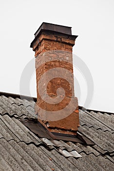 Old Brick Chimney