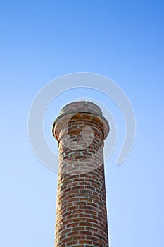 Old brick chimney