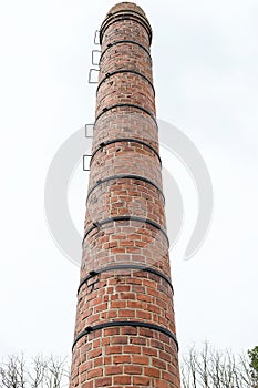 Old brick chimney