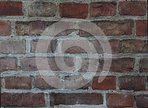 Old brick facade background