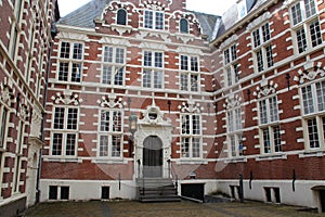 old brick hall (bushuis - oost-indisch huis) - amsterdam - netherlands photo