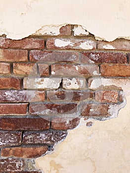 Old Brick & Plaster Wall