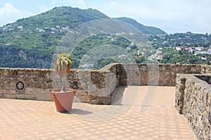 Old Brick and Stone in Ischia, Italy