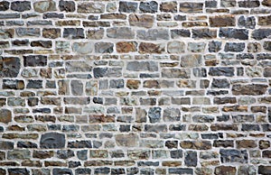 Old brick or stone wall