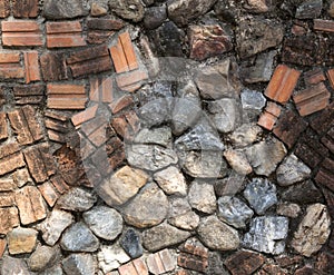 Old brick stone wall