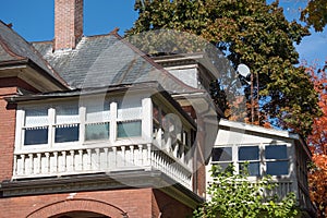 An old brick Victorian home