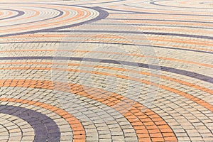 Old brick walkway texture