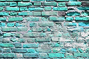 Old brick wall abstract coloured