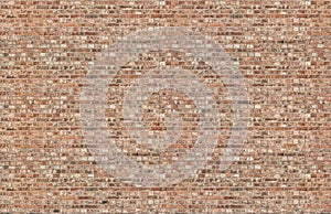 Old brick wall as a repeated pattern