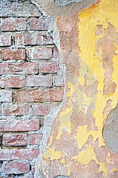 Old brick wall background