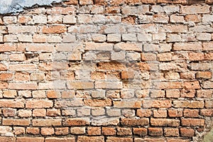 Old brick wall background