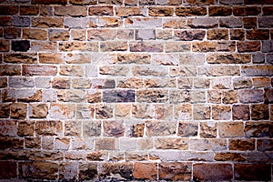 Old brick wall background