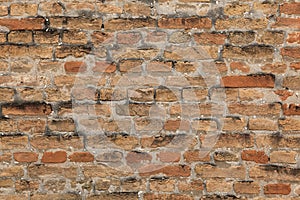 Old brick wall. Background.