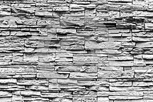 Old Brick Wall Background, B&W