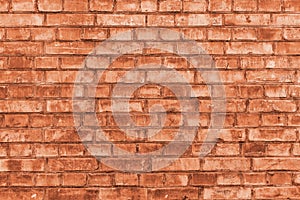 Old brick wall background. Brickwork from an old brick in a rustic style