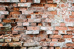 Old brick wall in background image.