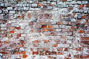 Old brick wall in background image.