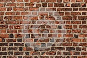 Old brick wall. Background texture