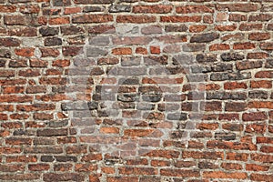 Old brick wall. Background texture