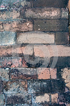 Old brick wall detail