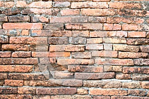 Old brick wall pattern background