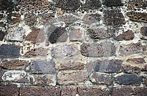 Old brick wall patterned surface
