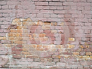 Old brick wall. seamless texture. red brick.