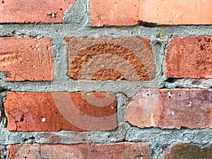 Old brick wall with sharp texture.