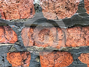 Old brick wall with sharp texture.