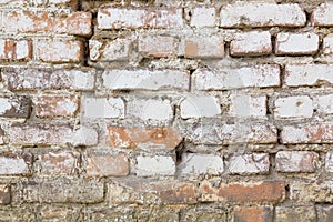 Old brick wall texture background. Abstract texture for designers.