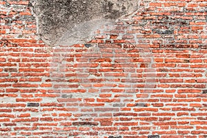 Old Brick Wall Texture background image. Grunge Red Stonewall Background