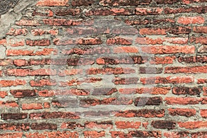 Old Brick Wall Texture background image. Grunge Red Stonewall Background