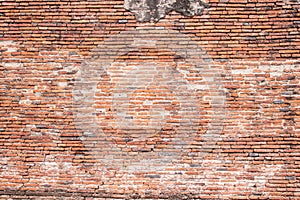 Old Brick Wall Texture background image. Grunge Red Stonewall Background